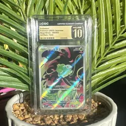 Pokemon Bulbasaur CGC Pristine 10 Art Rare Holo Japanese Mega Brave 064/063 - Image 1