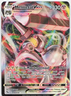 Melmetal VMAX 048/078 Holo VMAX Rare Pokemon GO Pokemon Near Mint - Image 1