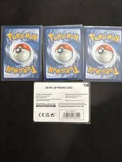 2026 Pokemon Professor's Research x3 PROFESSOR PROGRAM Stamp Holo set- SV PROMO - Image 2