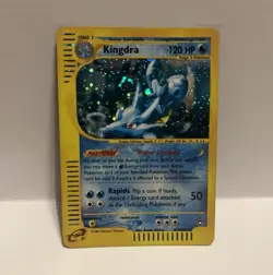 Pokemon TCG Aquapolis Kingdra H14/H32 Holo Rare Holo English 120 HP - Image 1