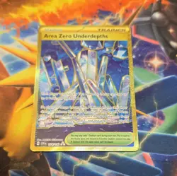 Area Zero Underdepths 174/142 SV07 Stellar Crown Full Art Holo Hyper Rare - Image 1