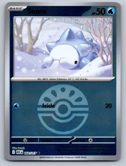 Snom (Friend Ball) 052/217 Common Ascended Heroes Pokemon Reverse Holo Near Mint - Image 1