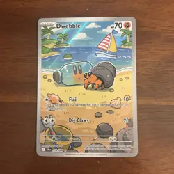 Pokemon TCG Dwebble Sv: Black Bolt 129/086 Common Reverse Holo 70 HP English - Image 1