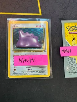 Pokemon Ditto Fossil Unlimited Holo Rare 3/62🔥PSA Grade🔥 027 💎NM++💎 - Image 1