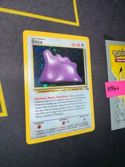 Pokemon Ditto Fossil Unlimited Holo Rare 3/62🔥PSA Grade🔥 027 💎NM++💎 - Image 2