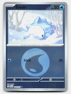Snom (Energy Symbol Pattern) 052/217 Ascended Heroes Pokemon Reverse Holo NM - Image 1
