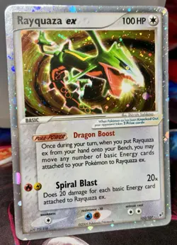 Rayquaza ex #102 Deoxys Holo Pokemon - Image 1