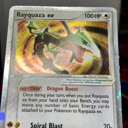 Rayquaza ex #102 Deoxys Holo Pokemon - Image 3