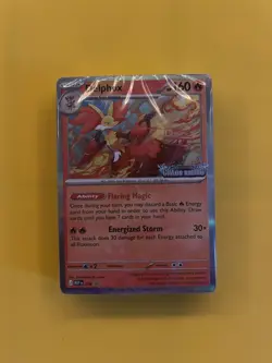 Delphox MEP 074 Prerelease Stamped Promo Chaos Rising Pokemon Card Sealed Deck - Image 1