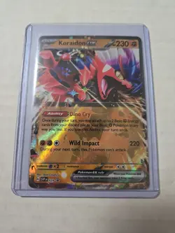 Pokemon Koraidon EX SVP029 Black Star Promo Card - Image 1