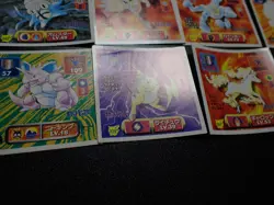 Pokemon Card Amada Promo Non Holo Sticker x23 Mewtwo Gyarados Dragonite etc#6386 - Image 5