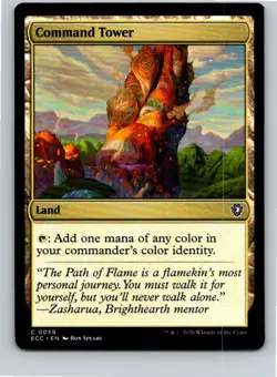 Magic the Gathering Command Tower Lorwyn Eclipsed Commander MTG Free Shippin! - Image 1