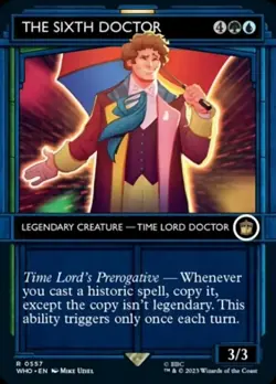 1 x The Sixth Doctor - Showcase - Universes Beyond: Doctor Who - NM-Mint - MTG - Image 1