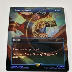NYCC 2024 Magic The Gathering Counterspell Foil Promo Marvel Dr. Strange Variant - Image 2