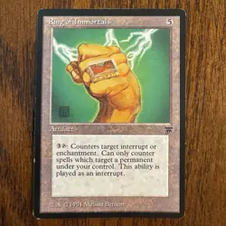 ***English Ring of Immortals*** MTG Legends Magic Kid Icarus Vintage - Image 1