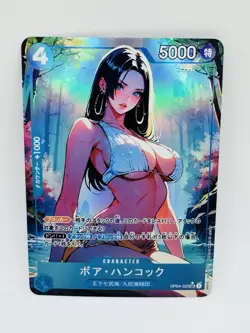 One Piece Goddess Boa Hancock Delicate Girl DIY Doujin Kawaii Art Holo Card - Image 1