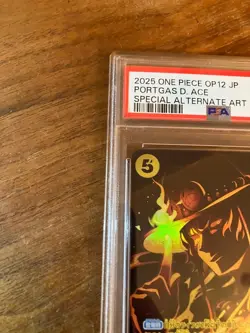 PSA 10 Portgas D. Ace ST13-011 SP Legacy of the Master ONE PIECE Card Japanese - Image 3