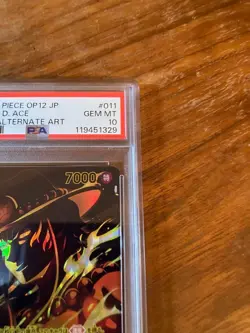 PSA 10 Portgas D. Ace ST13-011 SP Legacy of the Master ONE PIECE Card Japanese - Image 4