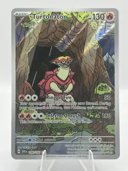 2024 Stellar Crown - Turtonator 146/142 Illustration Rare Pokemon Card - Image 1