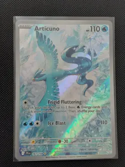 Pokemon Journey Together Articuno Illustration Rare 161/159 - Image 1