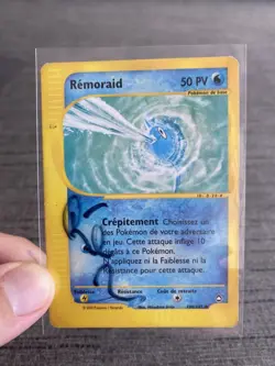 Carte Pokemon Remoraid 105/147 Aquapolis Wizard Francais Occasio - Image 3