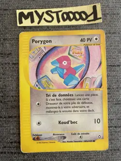 Carte Pokemon Porygon 103a/147 Aquapolis Wizard Francais Occasion - Image 1