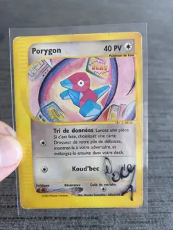 Carte Pokemon Porygon 103a/147 Aquapolis Wizard Francais Occasion - Image 3