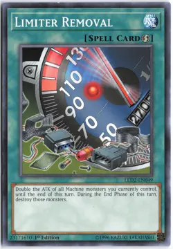 Yugioh - Limiter Removal LED2-EN049 1st Edition - Legendary Duelists: Ancient Mi - Image 1
