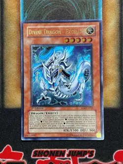 Yugioh Divine Dragon - Excelion SOI-EN033 Ultimate Rare 1st Ed MP - Image 1