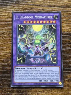 El Shaddoll Meshachrer BLGG-EN022 Secret Rare Yugioh Glorious Gallery - Image 1
