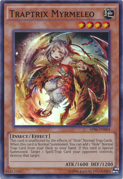 YUGIOH TRAPTRIX MYRMELEO SUPER RARE AP06-EN004 NEAR MINT - Image 1