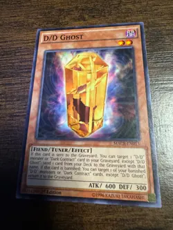 Yu-Gi-Oh! D/D Ghost MACR-EN015 Maximum Crisis 1st Edition - Image 1