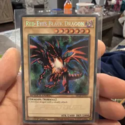 Yugioh! Red-Eyes Black Dragon SBCB-EN167 Secret Rare 1st Edition NM - Image 1