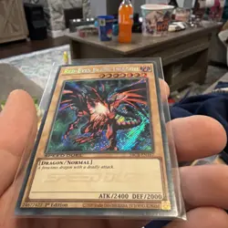 Yugioh! Red-Eyes Black Dragon SBCB-EN167 Secret Rare 1st Edition NM - Image 2