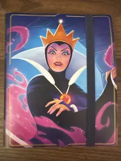 Disney Lorcana LoreBook Evil Queen Card Book Portfolio Binder - Image 1