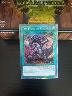Yugioh Stampede - The Fang of Critias - Platinum Secret Rare - RA04-EN255 - Image 1