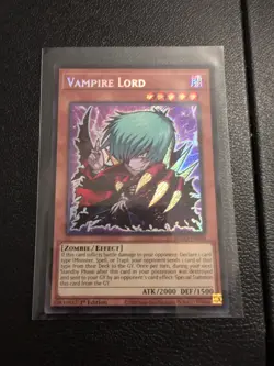 Vampire Lord 1st Edition Secret Rare BLGG-EN004 Yu-Gi-Oh! - Image 1
