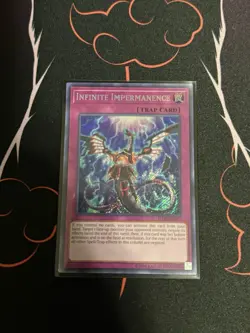INFINITE IMPERMANENCE *** 1ST EDITION SECRET RARE RA01-EN075 MINT YUGIOH! - Image 1