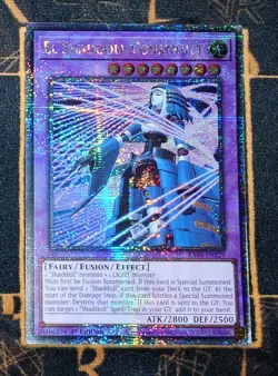 YUGIOH El Shaddoll Construct (RA04-EN229) Quarter Century Secret Rare 1st Ed NM - Image 1
