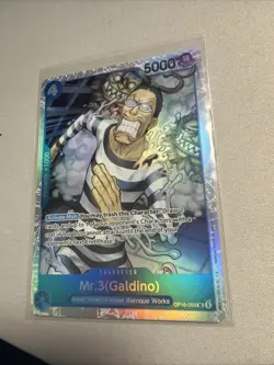 One Piece Card Game The Time of Battle - MR.3 (GALDINO) SR #OP16-056 ENGLISH CCG - Image 1