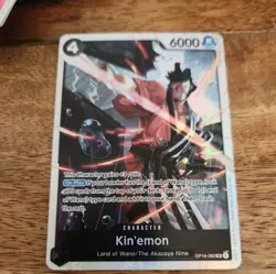1x Kin'emon OP16-082 SR The Time of Battle Foil English One Piece - Image 1