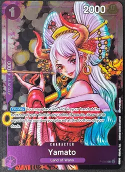 One Piece TCG Yamato P-046 SR Full Art Event Pack Vol. 3 Foil - LP - Image 1