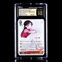 Weiss Schwarz Rental Girlfriend Chizuru Mizhuhara Trial Deck SP CGC 10 Pristine - Image 1