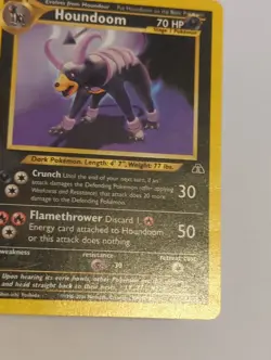 Houndoom 23/75 Neo Discovery Regular Pokemon Card - Image 3