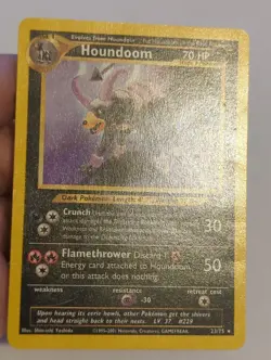 Houndoom 23/75 Neo Discovery Regular Pokemon Card - Image 4