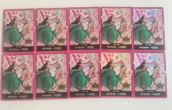 10 Pcs DON !! Card 3rd Anniversary Jewelry Bonney Kuma One Piece Chinese Card - Image 1