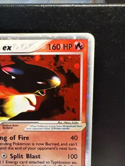 Pokemon TCG Typhlosion EX Sandstorm 2003 Holo Ultra Rare Card 99/100 - MP/EX - Image 3
