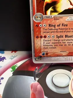 Pokemon TCG Typhlosion EX Sandstorm 2003 Holo Ultra Rare Card 99/100 - MP/EX - Image 5
