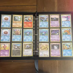 Pokemon Card Binder Mid Era FIRE TCG Pysduck Old School Vintage Shadowless Lot - Image 3