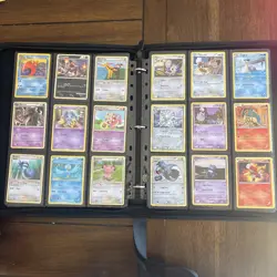 Pokemon Card Binder Mid Era FIRE TCG Pysduck Old School Vintage Shadowless Lot - Image 4
